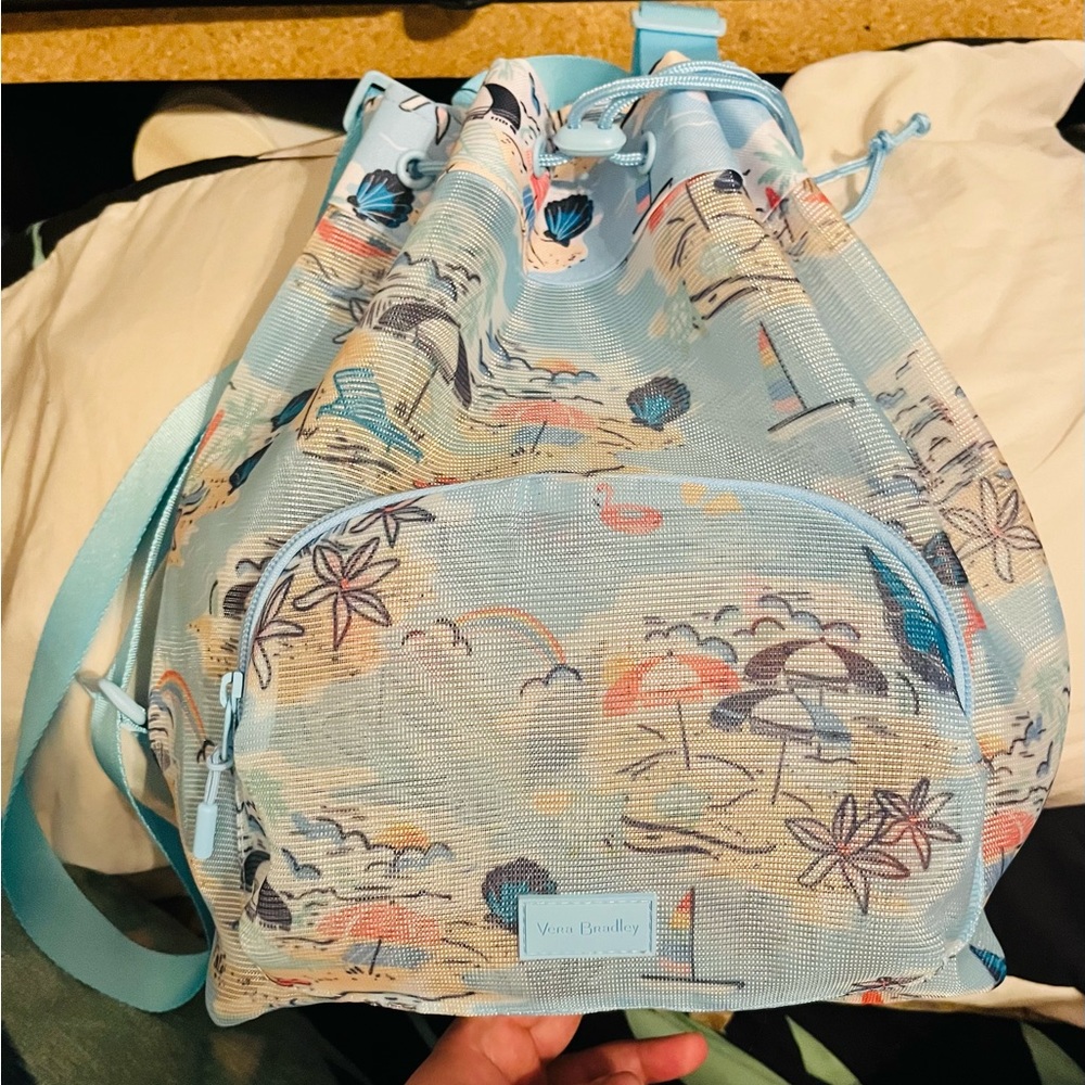 Vera Bradley Mesh Drawstring Backpack